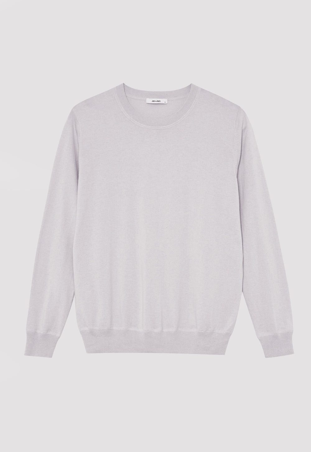 Jac+Jack Dev Cotton Cashmere Sweater - Nimbus Grey